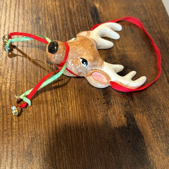 Vtg. MIDWEST IMPORTERS of CANNON FALLS Reindeer Ornament Christmas Holidays - Picture 3 of 7